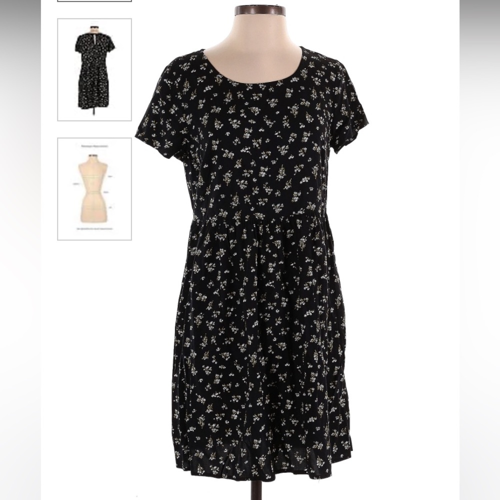 Floral Short Sleeve Dress